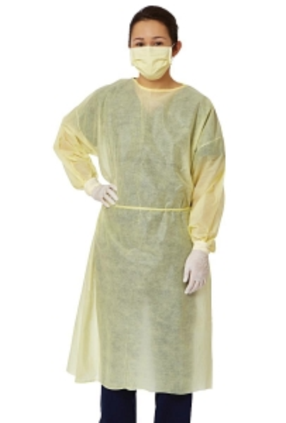 MOXE Level 2 Disposable PPE Isolation Gowns  Full Coverage Lightweight  Protective Aprons Personal Protection Fluid Resistant Double Tie Back  Elastic Cuffs Fully Closed Unisex 20 Gowns  Amazonin Industrial   Scientific